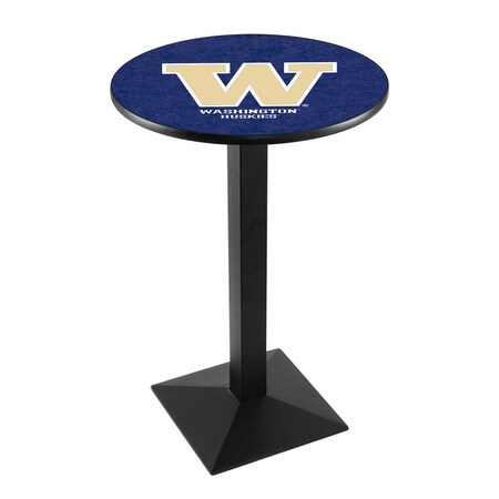 Holland Bar Stool Co 36" Blk Wrinkle Washington Pub Table L217B3628WashUn